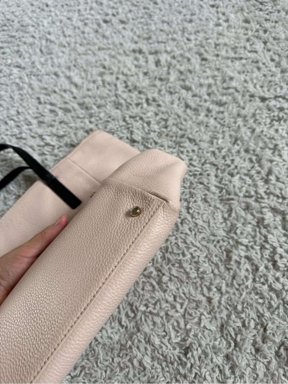 Pink Kate Spade Tote Bag Cow Leather